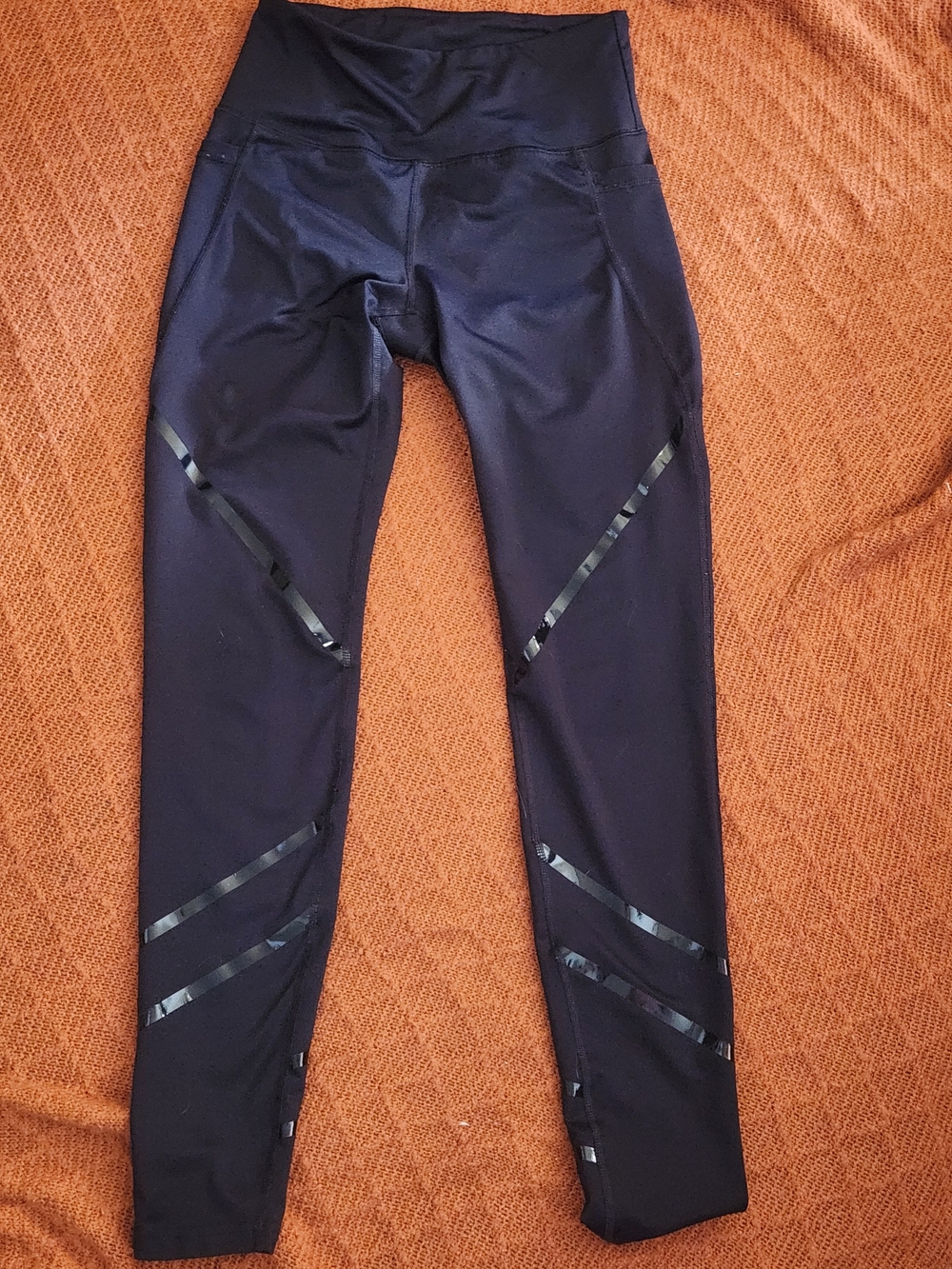 Fila Black Women's Athletic Joggers with Reflective Stripes